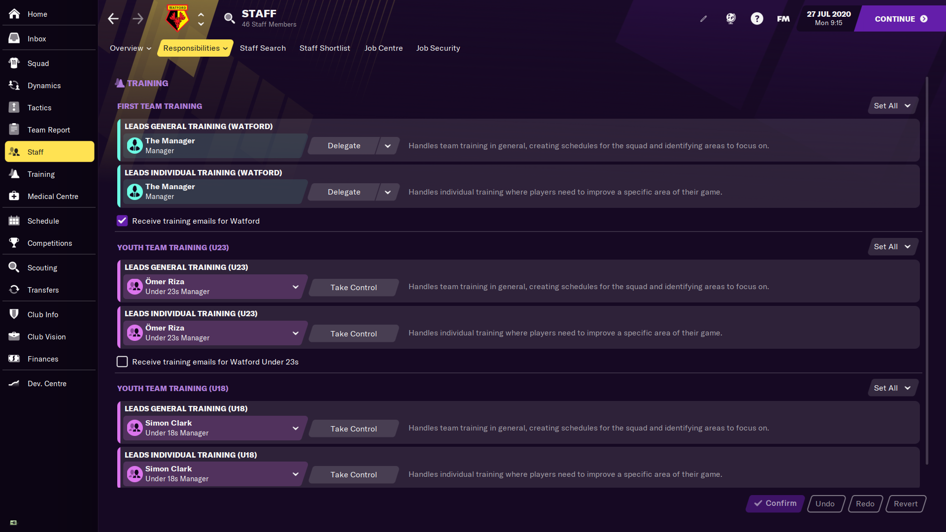 Customise Training Schedules for Success in FM21 Football Manager 2021